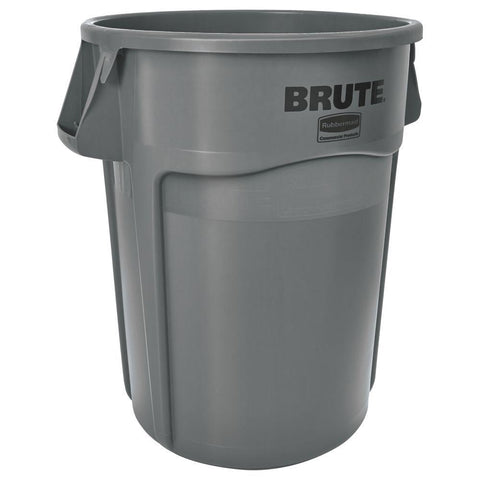 SOD RCP265500GY RUBBERMAID BRUTE 55 GALLON TRASH CAN, GR