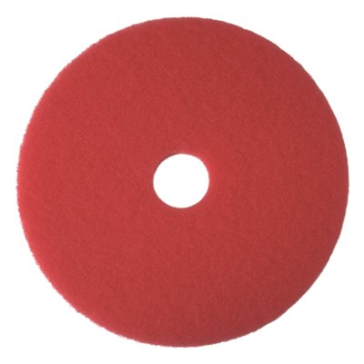 REN02041 Renown 13 in. Red Buffing Floor Pad (5-Count)