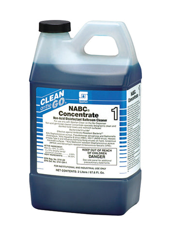 SOD SPA4716 SPARTAN COG NABC CLEANER DISINFECTANT FOUR 2L CARTRIDGES - CASE