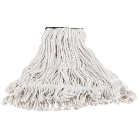 312376556 1.25 in. Headband Large White Cotton Looped String Mop (2-Pack)